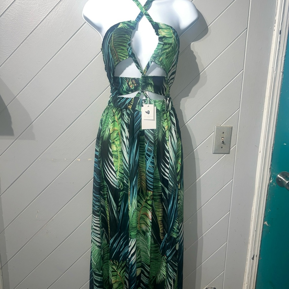 Swim bunny tropical maxi dress